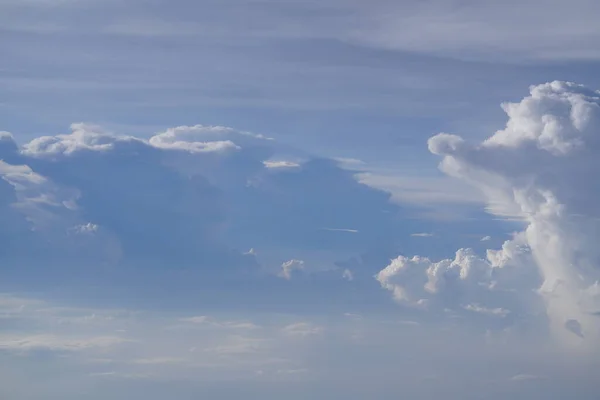 Nuvens Bonitas Céu Vista Avião — Fotografia de Stock
