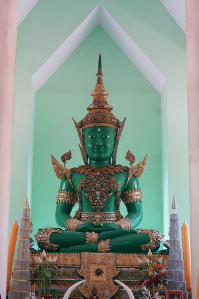 Buddha Staty Vid Wat Phra Kaew Bangkok Thailand — Stockfoto