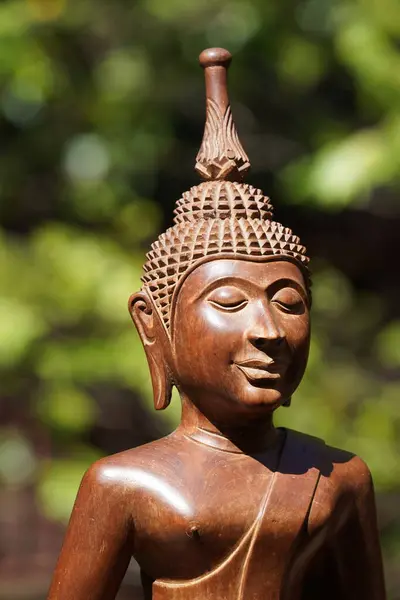 Buddha Staty Trädgården — Stockfoto