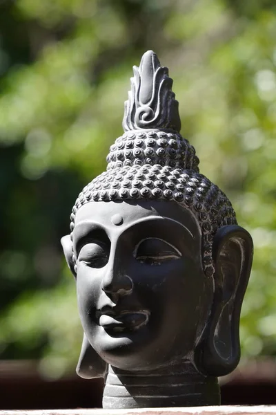 Fechar Cabeça Buda — Fotografia de Stock