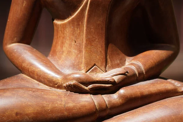 Detail Sochy Buddhy — Stock fotografie