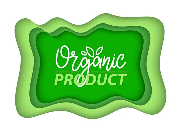 Alimenti Biologici Forniture Set Isolato Logotipi Verdi Elementi Vegetali Fogliame — Vettoriale Stock