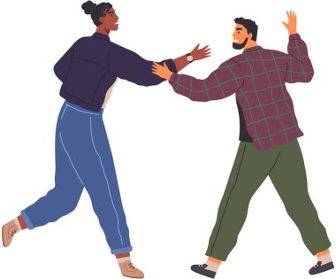 Karı koca bağırıyor, sorun için birbirlerini suçluyorlar. Kızgın kadın sinirli kocayla kavga eder, aile kavgası. Erkek ve kadın kavgası, mutsuz genç aile kavgası kavramı.