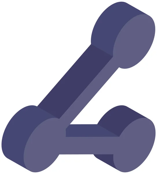 Σύμβολο Για Την Κοινή Χρήση Εικονικών Πληροφοριών Μέσω Τηλεφώνου Διασύνδεση — Διανυσματικό Αρχείο