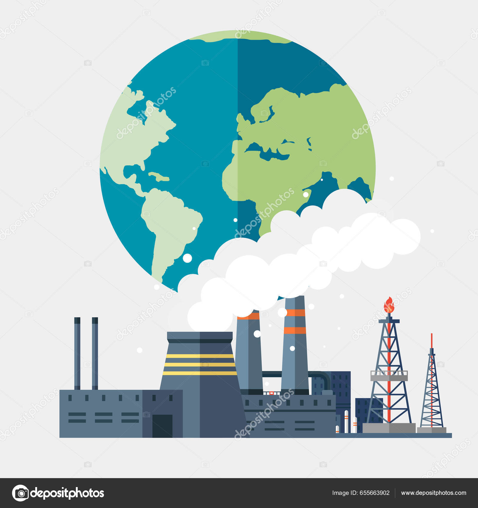Изменение Климата Концепция Глобального Потепления Спаси Планету.