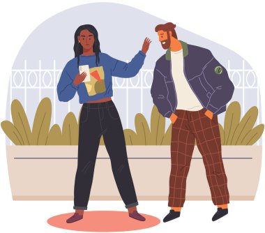 Kızgın, tartışan birkaç kişi bağırıyor. Telefonla birbirlerini suçlayan karı koca, zina, aldatma. Erkek ve kadın kavgası, mutsuz genç aile kavgası.