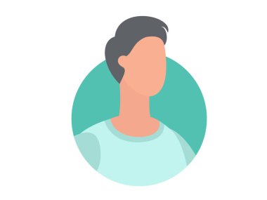 İnsanlar vektör illüstrasyonuyla karşı karşıya. Her bir bireyin görünüşünün benzersizliği genel çeşitliliğe katkıda bulunur. İnsan yüzü güçlü bir sembol kimliği ve kendini ifade etme simgesidir.