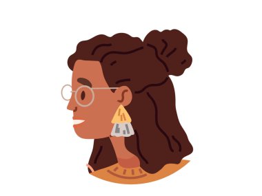 İnsanlar vektör illüstrasyonuyla karşı karşıya. İnsanlar etnik çeşitliliği ve kültürel zenginliği yansıtıyor. İnsan toplumunun çeşitli etnik geçmişleri, canlı duvar halısı insan deneyimlerine katkıda bulunuyor.