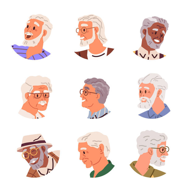Elderly people vector illustration. Human connections and interactions are essential for elderly populations mental and emotional well being Active engagement in physical and mental activities