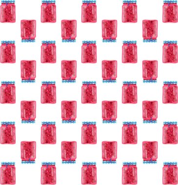 Canning vektör çizimi. Yıllık konserve konserveleri ile iyi hasatı muhafaza et kavanozlarda muhafaza et, konserve ürünlerle dolu tüm yıl boyunca lezzetli yemekler vaat et.