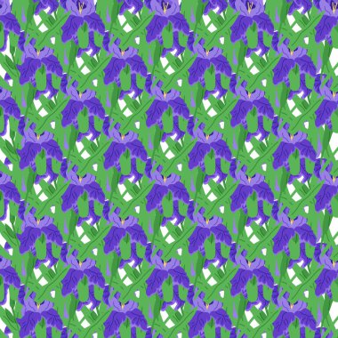 Çiçek desenli vektör çizimi. Çiçek desenli konsept çeşitliliği ve güzelliği kutluyordu. Bitmek bilmeyen çiçek deseni doğayı temsil ediyordu. Dekorasyonda desenli desenler vardı.