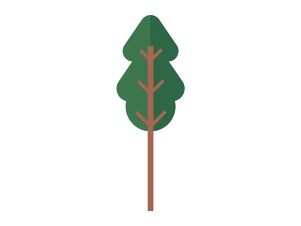 Векторная Иллюстрация Дерева Окружающая Среда Создает Необходимые Условия Роста Развития — стоковый вектор