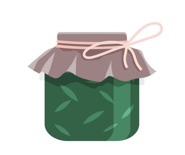 Canning vektör çizimi. Kavanozlar konserve mallarla dolu, görsel ziyafet somutlaştırıcı ruh koruma yiyecek depolama, ev yapımı harikaların korunması için sığınak Baharat, sessiz partner