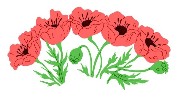 Весенняя Векторная Иллюстрация Цветов Прекрасный Цветок Возвещает Приход Весеннего Сезона — стоковый вектор