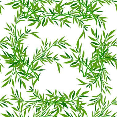 Çiçek desenli vektör çizimi. Arka planda doğal dünyadan esinlenilmiş canlı çiçek desenleri vardı. Karmaşık bitki örtüsü ve çiçek tasarımları desenli kumaş.