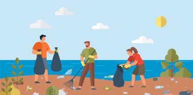 Eko aktivizm vektör illüstrasyonu. Çevre aktivistleri tarafından seslendirilen kirlilik geri çekilme marşı, vadilerin ekolojik uyum içinde yankılanıyor. Çevre aktivizmi kalp atışı doğa, güvenliğin ritmik çağrısı.