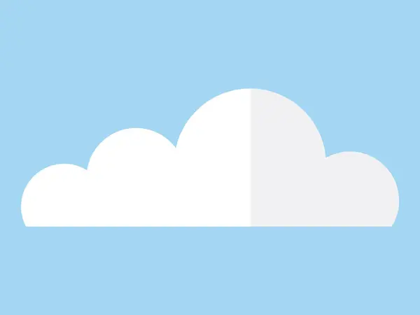 云量图 空气中充满了天然的美丽云彩 产生了平静的效果 蓬松的积云点缀在天空中 反映了不断变化的气候云彩隐喻比比皆是 — 图库矢量图片