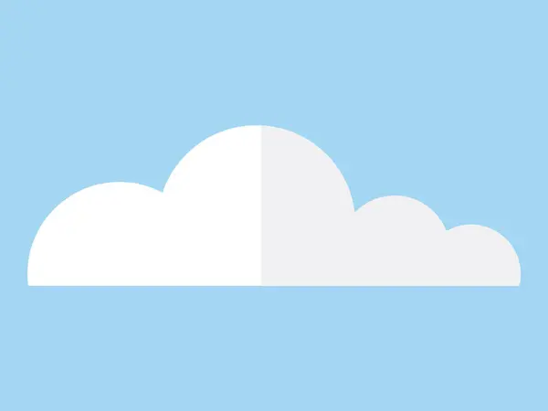 Cloud Vector Illustratie Natuurlijke Wolkenlandschap Formaties Verf Lucht Betoverende Display — Stockvector