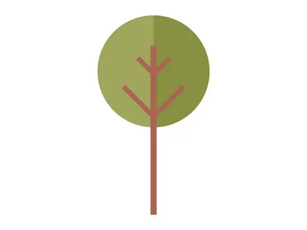 Ilustración Del Vector Del Árbol Árbol Conceptual Sirve Como Metáfora — Vector de stock