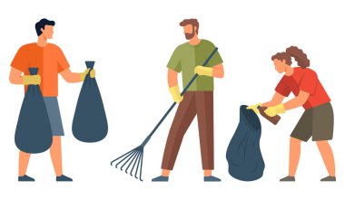 Eko aktivizm vektör illüstrasyonu. Eko aktivizm metaforu danstır, isim olarak koreografi adımları atılır çevre koruma kirlilikleri geri çekilme eko aktivistleri tarafından söylenir,