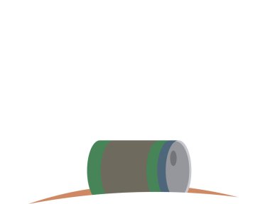 Çöp vektörü illüstrasyonu. Kirli çevre, yetersiz atık yönetiminden kaynaklanan karmaşa sonuçlarını ortaya koyuyor. Çöp, mecazi olarak, doğal ekosistemimizi tehdit ediyor.