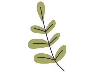 Vektör illüstrasyonunu bırakır. Botanikte yapraklar ve yapraklar özün ta kendisidir. Hayat büyüyen bahçe karmaşık dünya yapraklarına derin bir minnettarlık aşılar. Yapraklar büyür ve birbirine dolanır.