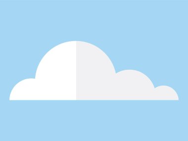 Bulut vektör çizimi. Meteoroloji dinamik bulutları analiz eder, sırları çözer. Atmosfer Cumulus bulutları, yontulmuş pamuk gibi, doğal güzellikleriyle cenneti güzelleştirir.