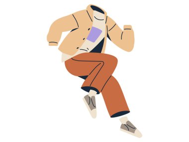 Kıyafet vektör çizimi. Vogue, aşağı ve akış modası trendleri ve popüler tarzları dikte eder. Aksesuarlar gibi kıyafetler, genel estetik kıyafet seçimlerine katkıda bulunur.