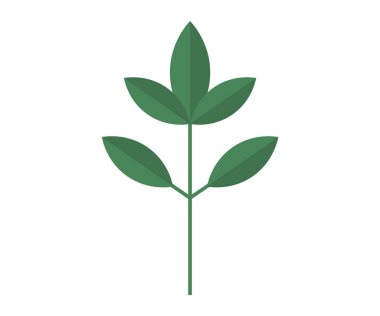 Vektör illüstrasyonunu bırakır. Botanik diyarında yapraklar ve yapraklar özün simgesidir. Hayat büyüyen bahçe, karmaşık dünya yapraklarına yapılan yolculuktur. Yapraklar zarafetle büyür, iç içe geçer.