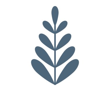 Vektör illüstrasyonunu bırakır. Yapraklar zarif bir şekilde büyür, bahçede canlı bir duvar halısı oluşturmak için sarmaş dolaş. Metafor, şiirsel bale doğasını betimler ve çiçek açar.