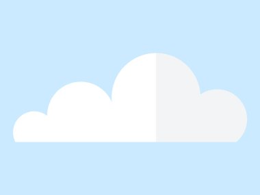 Bulut vektör çizimi. Sisli buharlar yükselir, ruhani güzelliklerle harmanlanır yüksek, ilahi bulutlar Doğa eserleri sergilenir bulutlar zarif bir şekilde yüksekte, rüya gibi gökyüzünde dans ederken