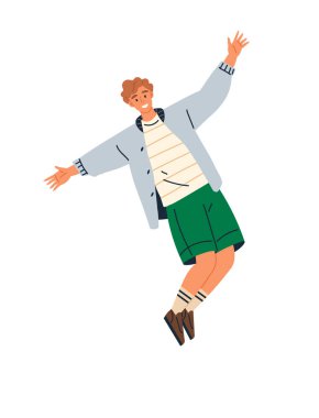 Mutlu insanlar illüstrasyon sunar. Sevimli ve aktif, mutlu insanlar hayatlarında her açıdan neşe bulurlar Başarı doğal sonuçtur olumlu, neşeli ve aktif yaklaşım Mutlu insanlar kavramı gelişir