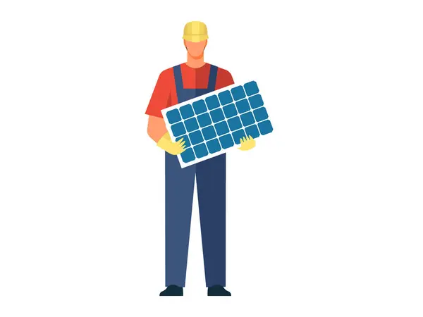 Solar Panel Vector Illustration Concept Photovoltaic Technology Revolutionizes Energy Generation Royalty Free Stock Vectors