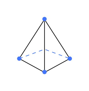 Çizgilerle birbirine bağlı noktalarla geometrik şekil. Yapıyı, bağlantıyı veya teknolojik kavramları sembolize eder. Teknoloji, bilim veya eğitim temalarına uygun modern, minimalist tasarım
