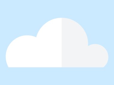 Bulut vektör çizimi. Rüzgârlar bulutların arasından fısıldar, kabarık hatları şekillendirir. İlahi bulutlar duvar halısı oluşturur. Her kümülüs doğal bulutlara eklenir.