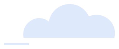 Kısa yatay çizgileri olan minimalist pastel mavi bulut. Hava durumu uygulamaları, doğa temalı tasarımlar, çocuk kitapları, eğitim materyalleri, çevre projeleri için ideal. Düz vektör biçimi.