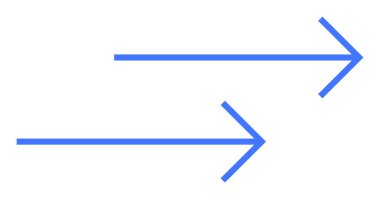 Mavi oklar sağa, üst üste, yönü, ilerlemeyi ve rehberliği sembolize ediyor. Navigasyon için ideal, iş yönü, pozitif büyüme, hareket, yol bulma. Temiz, minimalist vektör