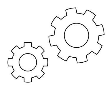 Görüntü, takım çalışmasını, işbirliği, mühendislik ve makineyi sembolize eden iki basit mekanik vitesi gösteriyor. Mekanik, takım çalışması ve sistemlerle ilgili olabilir..