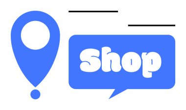 Mavi lokasyon iğnesi, içinde 