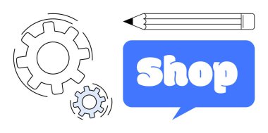 Kalemle birlikte iki vites ve içinde 