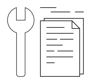 Metin satırlı bir belgenin yanında bakım ve belgelendirme temaları taşısın. Teknik destek, onarım rehberleri, kılavuzlar, hizmet belgeleri, proje yönetimi, mühendislik için ideal