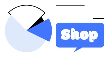 Mavi ve siyah kısımlı turta grafiği ve içinde 