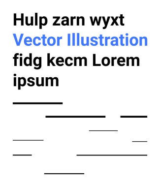 Siyah ve mavi metin satırları koleksiyonu, soyut satırlar. Sunumlar, bilgi grafikleri, posterler, eğitici içerik, afişler, reklamlar, içerik yaratıcıları için ideal. İniş sayfası