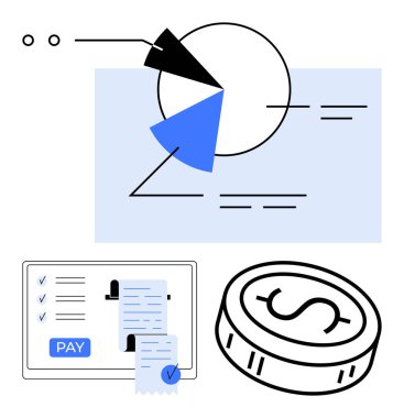 Finansal tabloda turta grafiği, ekranda 