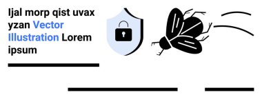 Kilitli kalkan güvenliği temsil ederken virüs ona doğru ilerliyor. Siber güvenlik, veri koruması, bilişim çözümleri, tehdit önleme, güvenlik farkındalığı, çevrimiçi güvenlik ve teknoloji blogları için ideal