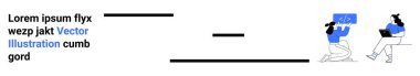 İki kişi dizüstü bilgisayar kullanıyor, biri kod gösteriyor, diğeri daktilo ediyor. Anahtar temalar takım çalışması, işbirliği, iletişim, kodlama, verimlilik, teknoloji, üretkenlik iniş sayfası için idealdir