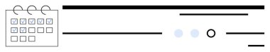 Birkaç görev ve kontrol işaretli Spiral bağlantılı yapılacaklar listesi, siyah ve mavi çizgiler, noktalar ve daire. Zaman yönetimi, üretkenlik, planlama, organizasyon, verimlilik, iş akışı ve görev için ideal