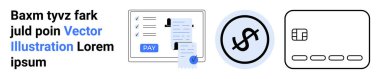 Kart işlemi, ödeme düğmesi, dolar sembolü ve kredi kartı temsilcisi ile dijital faturayı gösteriyor. Finans, bankacılık, e-ticaret, çevrimiçi ödemeler, işlemler, dijital