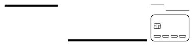 Minimalist çizgileri ve çipi olan bir kredi kartı tasarımı. Finans, bankacılık, güvenlik, alışveriş, dijital ödemeler, iş sunumları, markalaşma için ideal. Satır metaforu