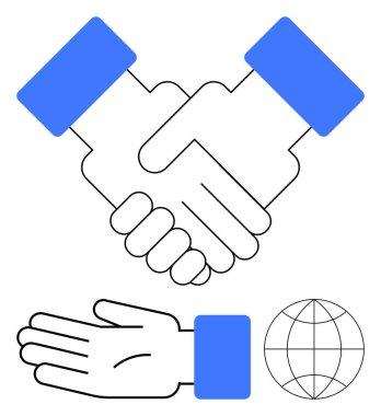 Tokalaşma ve el sıkışma, birlik, işbirliği, sosyal yardım, destek ve küresel bağlantıyı sembolize ediyor. Ağ oluşturma, ortaklıklar ve yardım topluluğu küresel girişimleri desteklemek için ideal